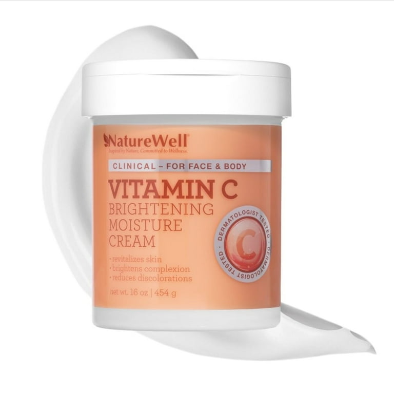 NatureWell Face Vitamin C Brightening Moisture Cream (16 oz