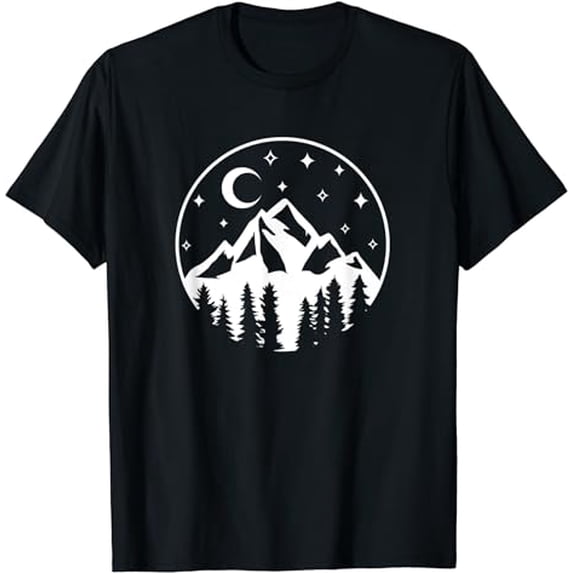 Nature Wildlife Hiking Camping Mountains T-Shirt