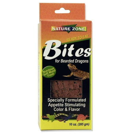 Nature Zone Bearded Dragon Bites Nutritious Soft Moist Pet Food 9 oz