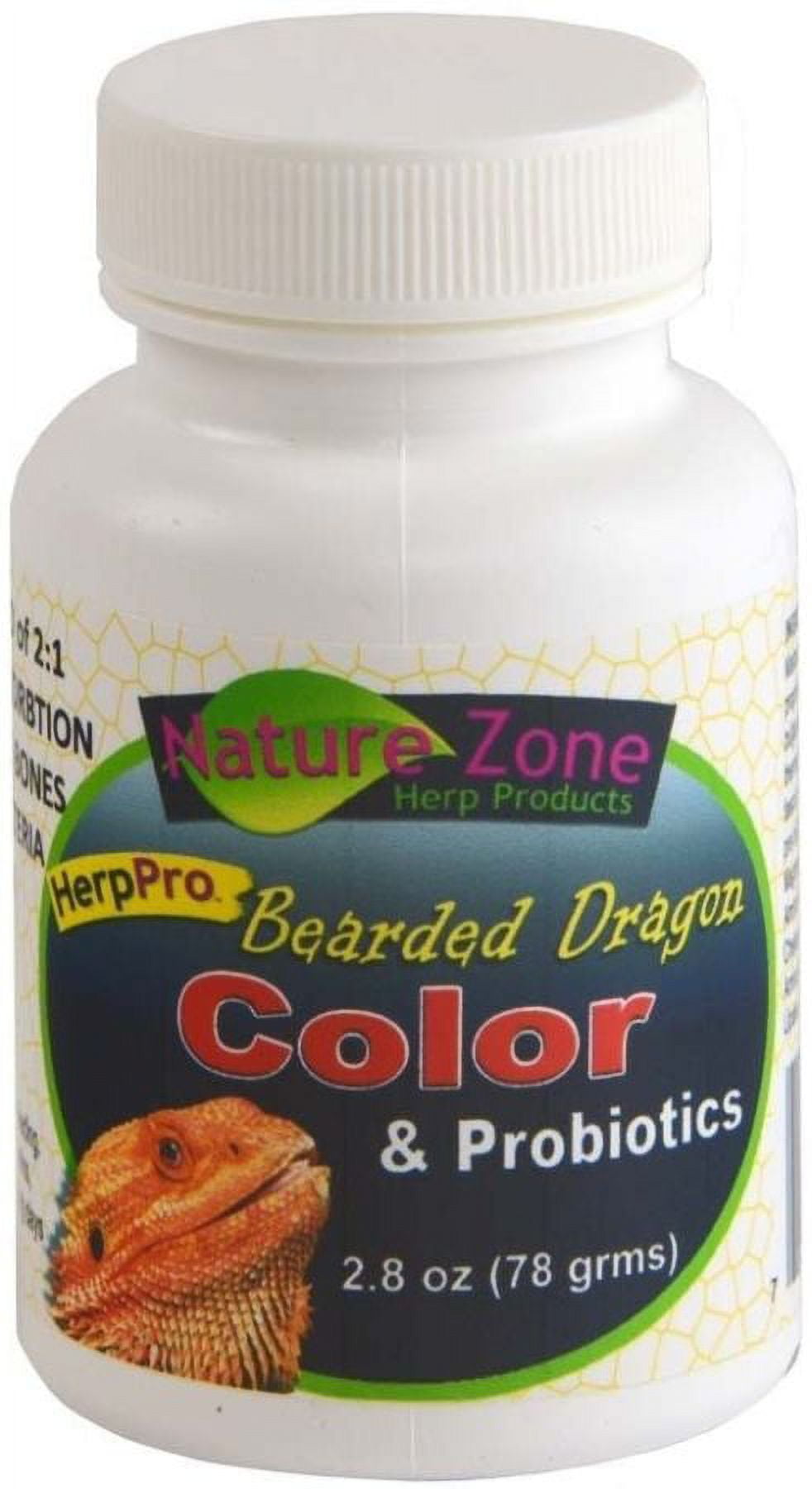 Nature Zone Herp Pro Bearded Dragon Color and Probiotics [Reptile ...