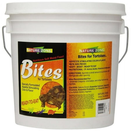 Nature Zone Nutri Bites for Tortoises, 1 Gallon (Solid)