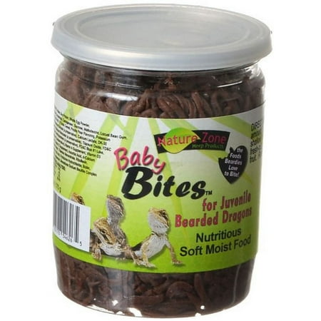 Nature Zone Ready-to-Eat Baby Bites for Juvenile Bearded Dragons 6 oz