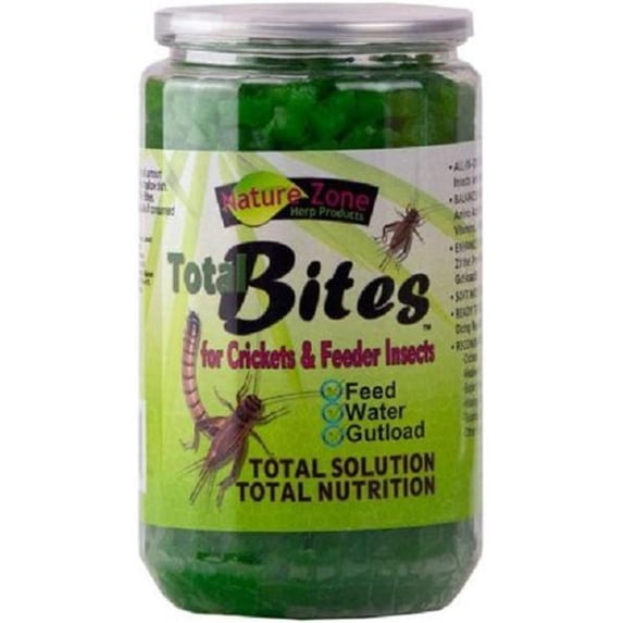 Nature Zone Total Bites: Premium Food Supplement Gutload for Live Feeders