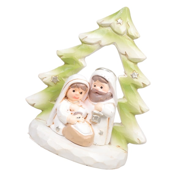 Nature friendly Christmas Nativity Set Handcrafted Rosin Creche For Living Room Bedroom Or Classroom