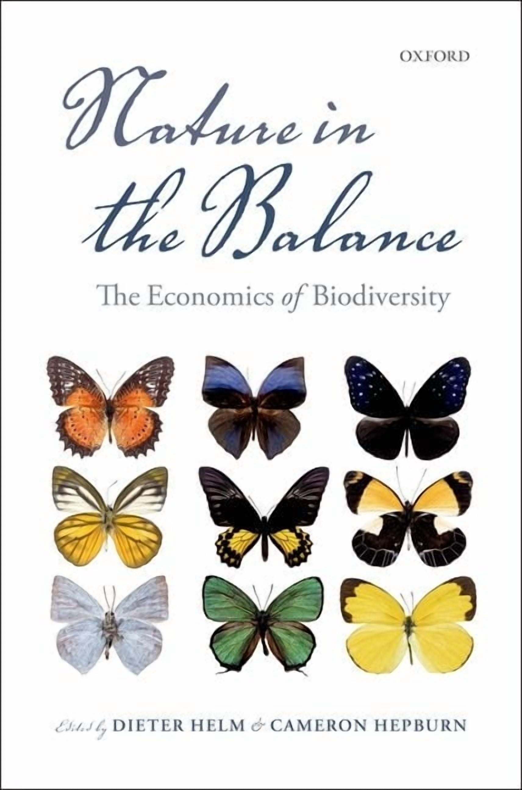 Nature in the Balance: The Economics of Biodiversity, (Hardcover ...