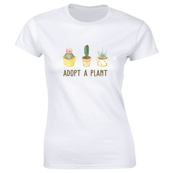 Nature is Neat Womens Protect Environment Love Tops Gardener Adopt Plant T-Shirt