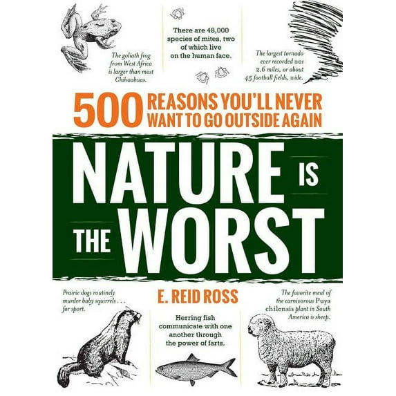 Nature Is the Worst: 500 Reasons You'll Never Want to Go Outside Again, (Paperback)