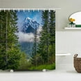 thumbnail image 1 of Nature landscape Forest Printed Shower Curtain Waterproof Fabric Bathroom Curtains Polyester Trees Bathtub Screen Home Decor, 1 of 5