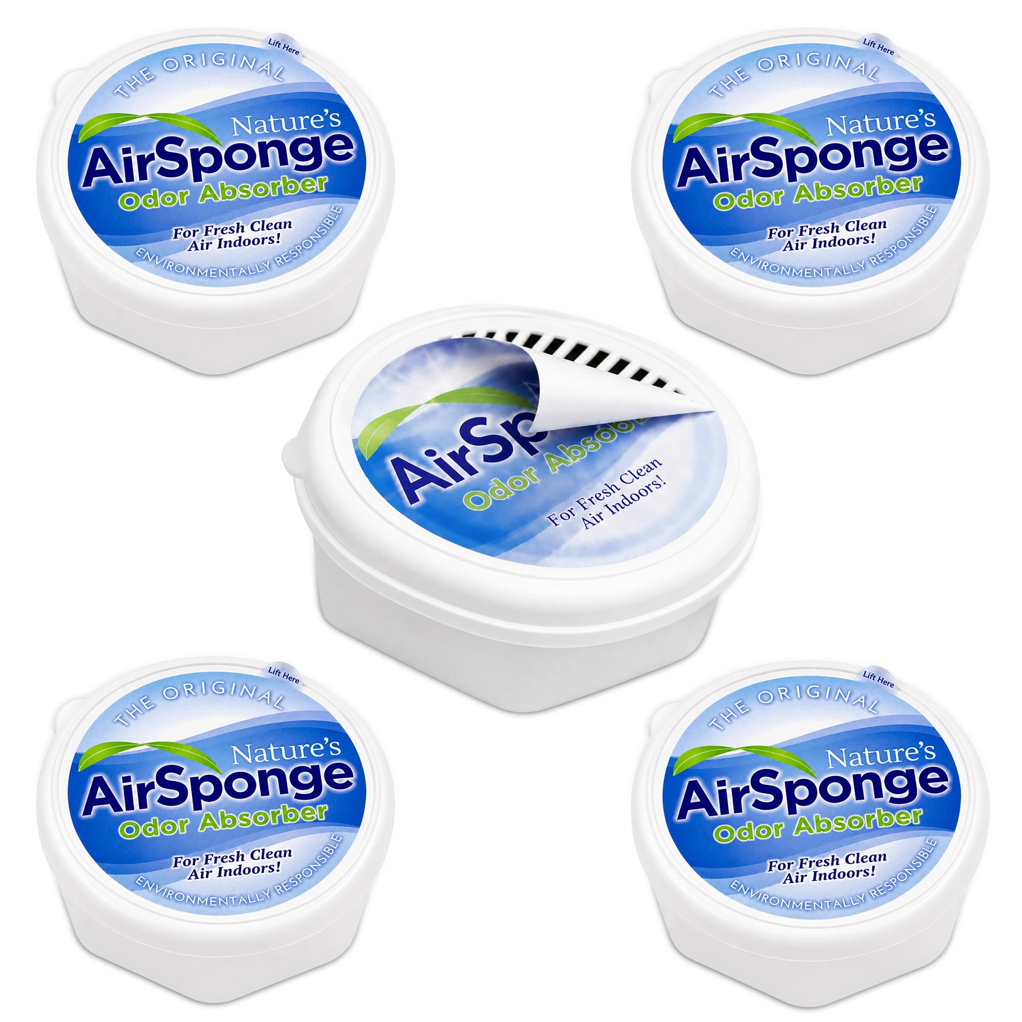 Nature’s Air Sponge 1/2 Lb Odor Absorber Designer Container with Cap ...