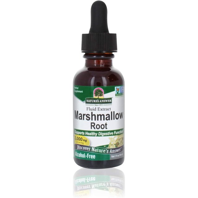 Nature's Answer AlcoholFree Marshmallow Root Extract, 1Fluid Ounce