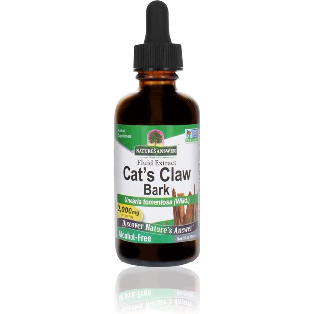 Nature's Answer Cat's Claw Inner Bark 2000 mg 2oz Extract Supports