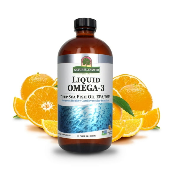 Nature's Answer Omega-3 Liquid, Orange, 16 Fl Oz
