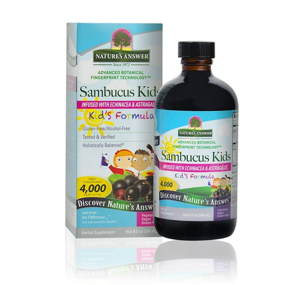 Nature's Answer Sambucus Kids Formula, 8 Oz