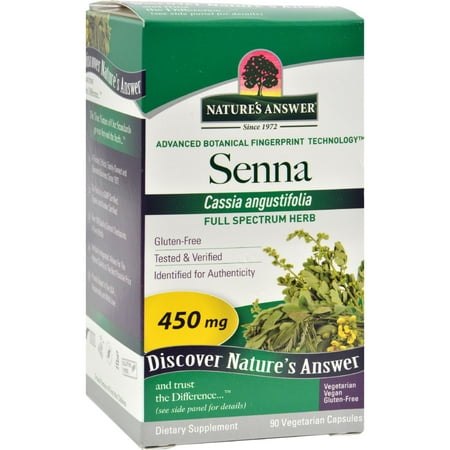 Nature'S Answer Senna Leaf - 90 Capsules