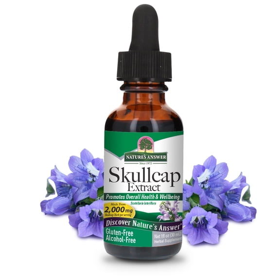 Nature's Answer Alcohol-Free Skullcap Herb, 1-Fluid Ounce