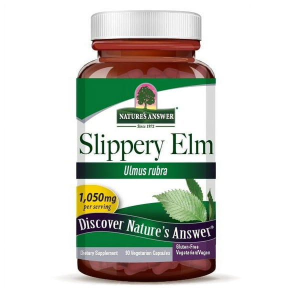 Nature's Answer Slippery Elm Bark, Digestive Capsules, 90 Count