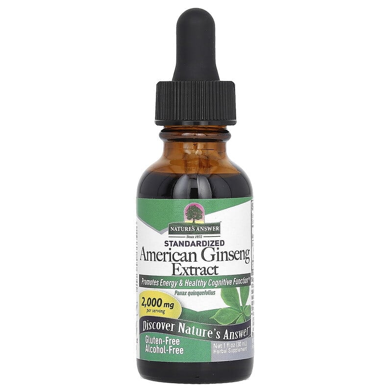 Nature's Answer American Ginseng Root Alcohol-Free Extract