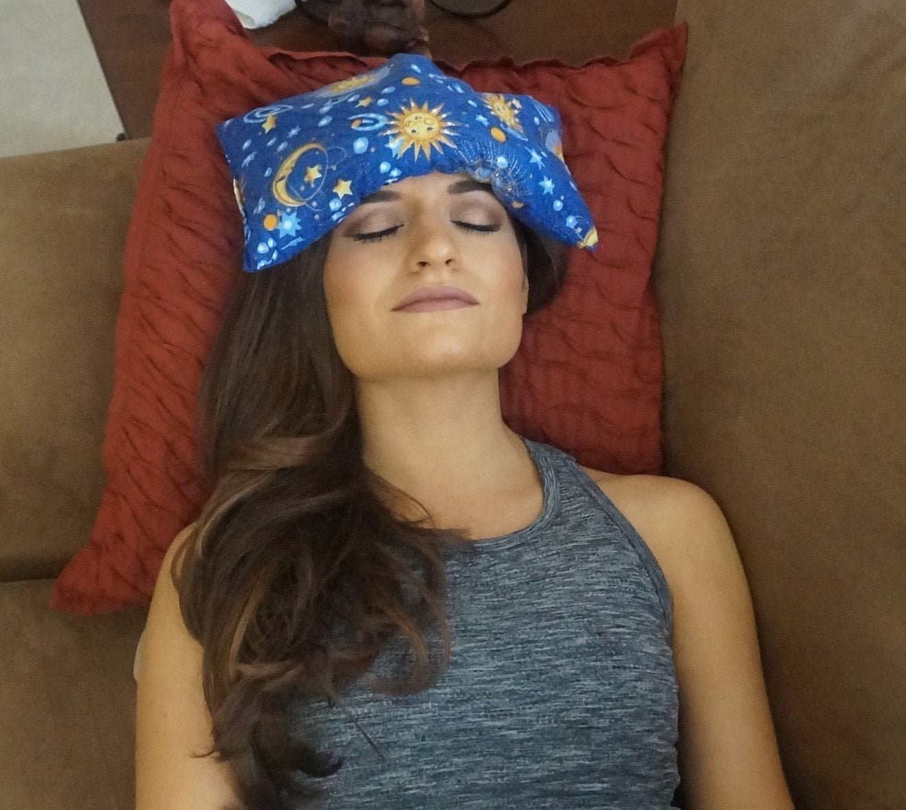 Nature's Approach Basic Herb Pack Rice Heating Pad Microwavable Reusable Heat Pack with Herbal