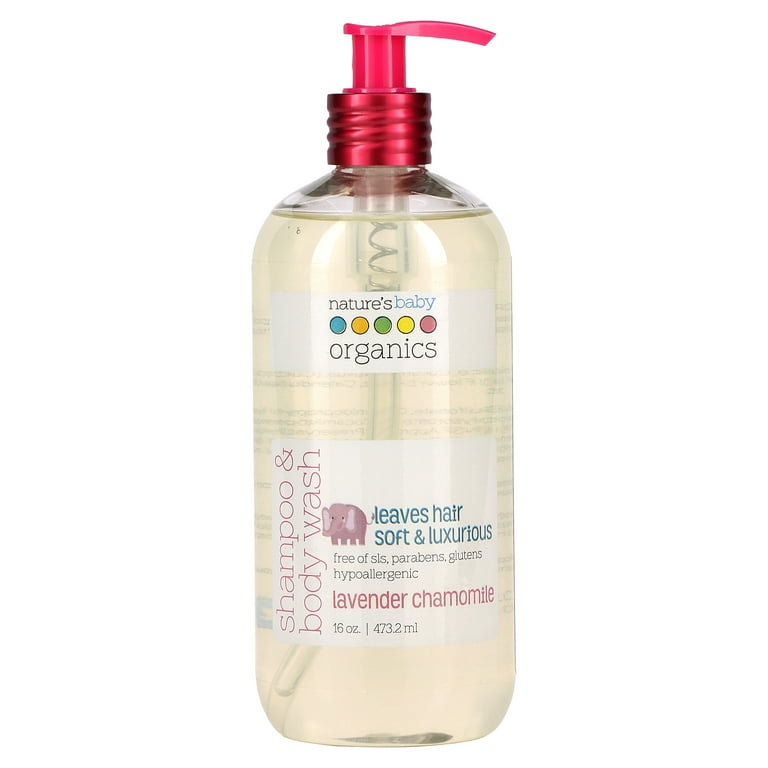 Nature’s Baby Organics Shampoo and Body Wash, Lavender Chamomile
