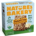 thumbnail image 1 of Nature's Bakery Baked-Ins Bars Banana Chocolate Chip, Organic Fruits & Veggies, Vegan, Non-GMO, Organic Snack, 1 box With 6 Packs, 6 Count, 1 of 3