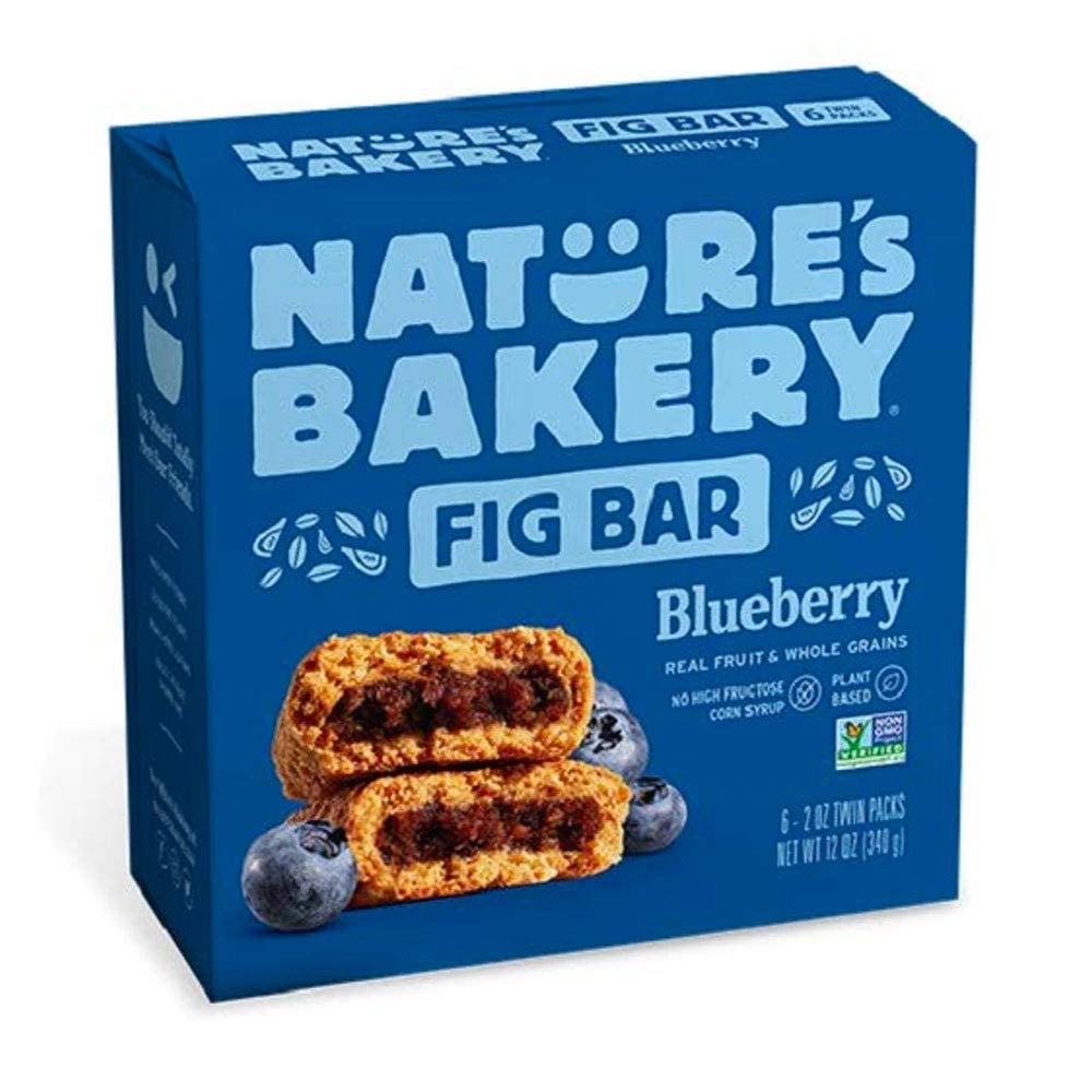 Nature's Bakery Blueberry Fig Bars, 2 oz Snack Bars (36 Ct), Plant-Based, Vegan, Non-GMO