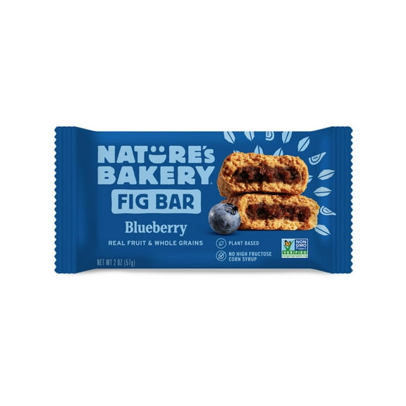 Nature's Bakery Blueberry Whole Wheat Fig Bars, 12 Count Box