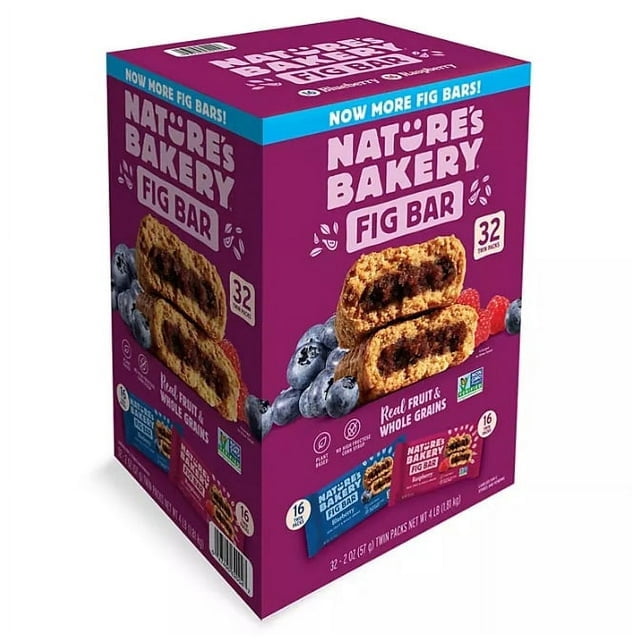 Nature's Bakery Blueberry and Raspberry Variety Fig Bars (2 oz., 32 ct.)