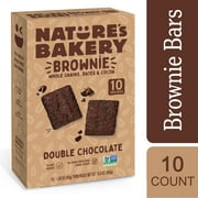 Nature's Bakery, Double Choc Brownie, Twin Packs, 1.59 oz, 10 Count