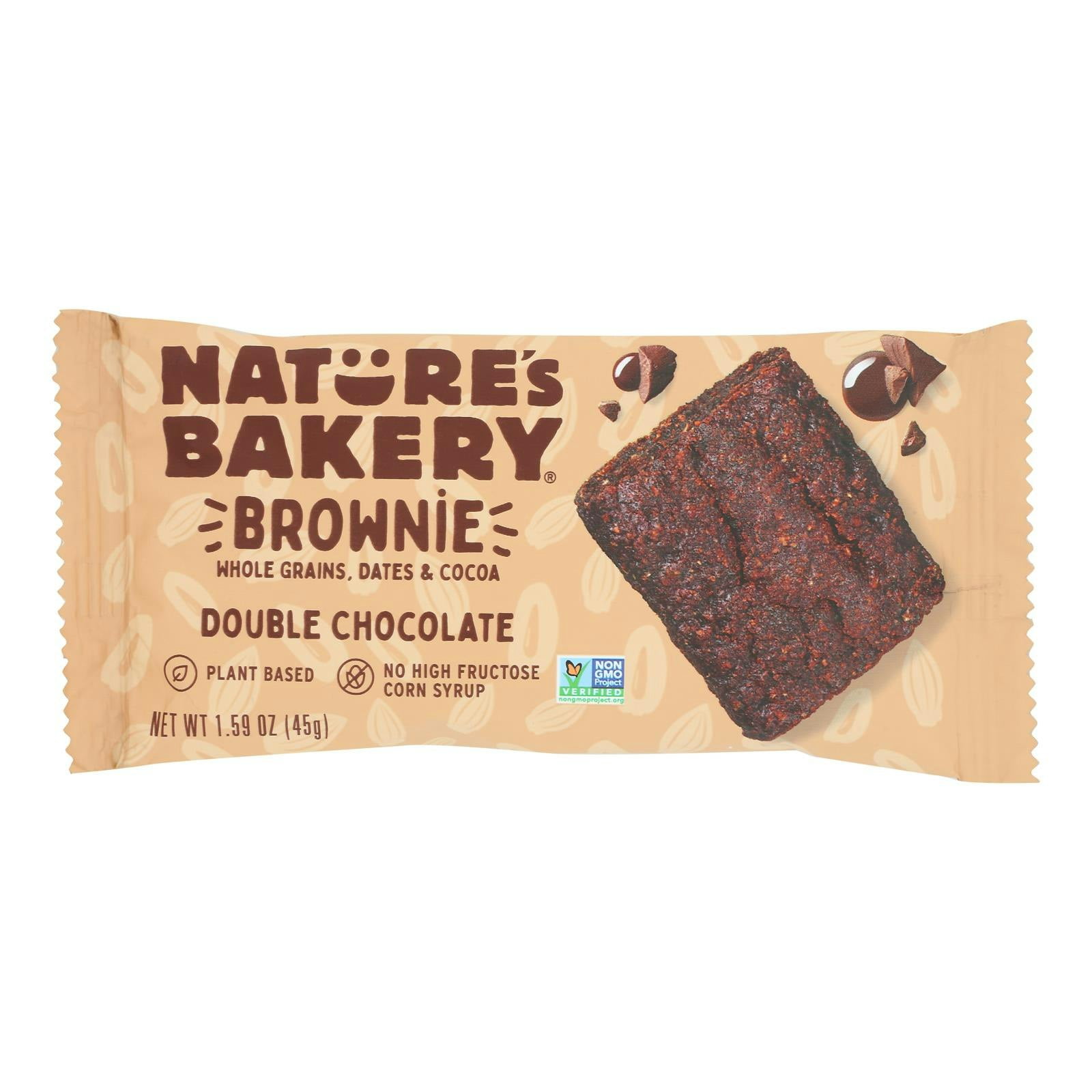 Nature's Bakery Double Chocolate Brownie Bar 1.59 oz (Pack Of 36)