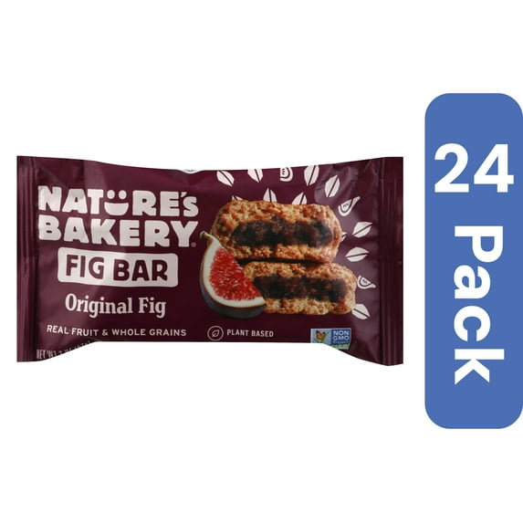 Nature's Bakery Fig Bars Whole Wheat 12 ct 2 oz (Pack Of 24)