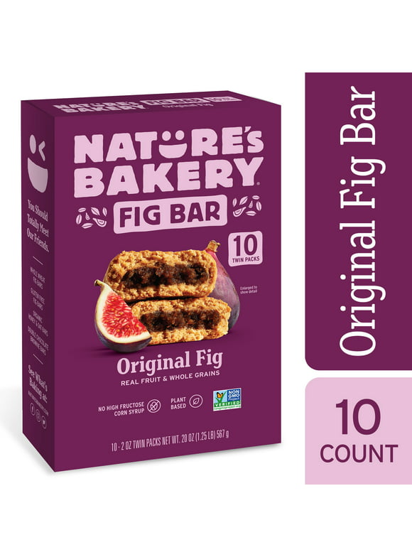 Nature's Bakery, Original Fig Bars, 10 Twin Packs, 2 oz