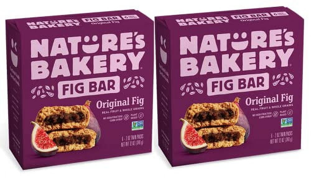 Nature's Bakery Original Real Fruit, Whole Grain Fig Bar- 12 ct. (Pack of 2)