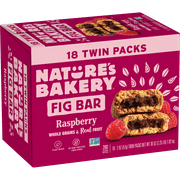 Nature's Bakery Raspberry Fig Bar, 2 oz Twin pack, 18 Count Box