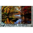 thumbnail image 1 of Nature's Beauty - Bridge Over Calm Water 500 Piece Puzzle, 1 of 1