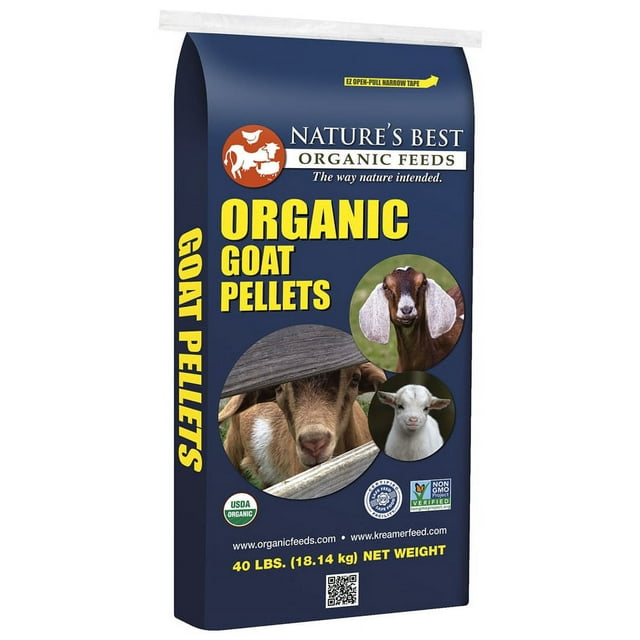Nature's Best Organic Feeds Organic Goat Pellets, 40 lbs.