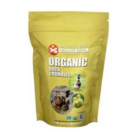 Nature's Best Organic SP0231C Poultry Supplies 5 Pounds Package Duck Crumbles