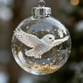 thumbnail image 1 of Nature’s Birds Crystal Glass Ornament Durable Acrylic Ball Hummingbird Ornaments for Christmas Tree Holiday Indoor Home Decor, 1 of 6