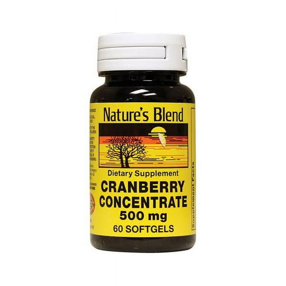 Nature's Blend 1246388 Cranberry Supplement Bottle of 60