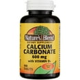 thumbnail image 1 of Nature's Blend Calcium Carbonate with Vitamin D3 600 mg 100 Tabs, 1 of 5