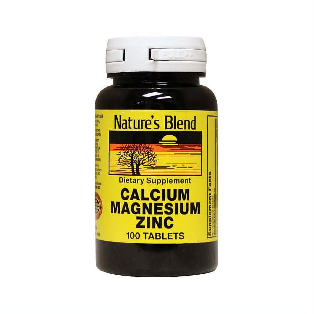 Nature's Blend Calcium Magnesium Zinc 100 Tabs
