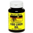 thumbnail image 1 of Nature's Blend Cod Liver Oil 400 mg Softgels - 100 ct, 1 of 2