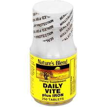 Nature's Blend Daily Vite Multivitamin Tablets, 250 Ct