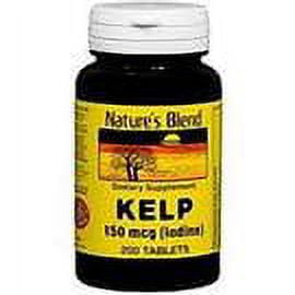 Nature's Blend Kelp - 200 Tablets