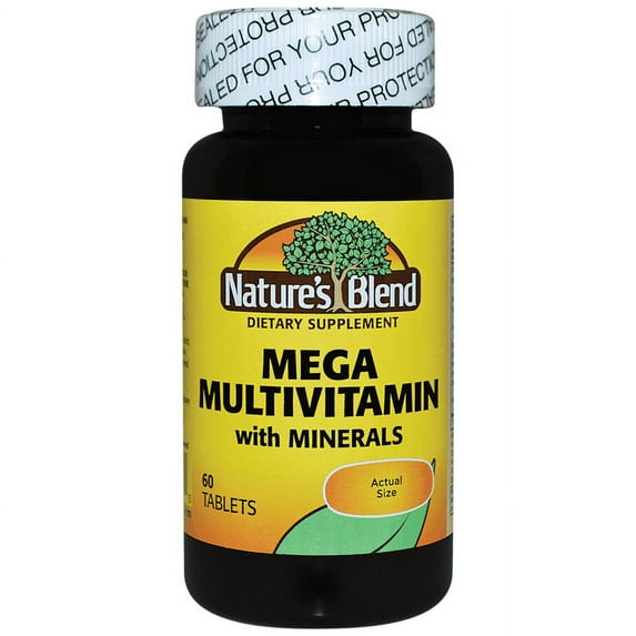 Nature's Blend Mega Multivitamin with Minerals 60 Tabs