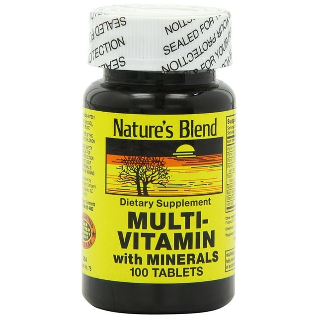 Nature's Blend MultiVitamin W/ Mineral Essential Body Nutrient, 100ct