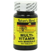 Natures Blend Multivitamin with Minerals Tablets, 100 Ct