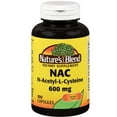 thumbnail image 1 of Nature's Blend NAC (N-Acetyl-L-Cysteine) Capsules, 600 mg, 100 Count, 1 of 4