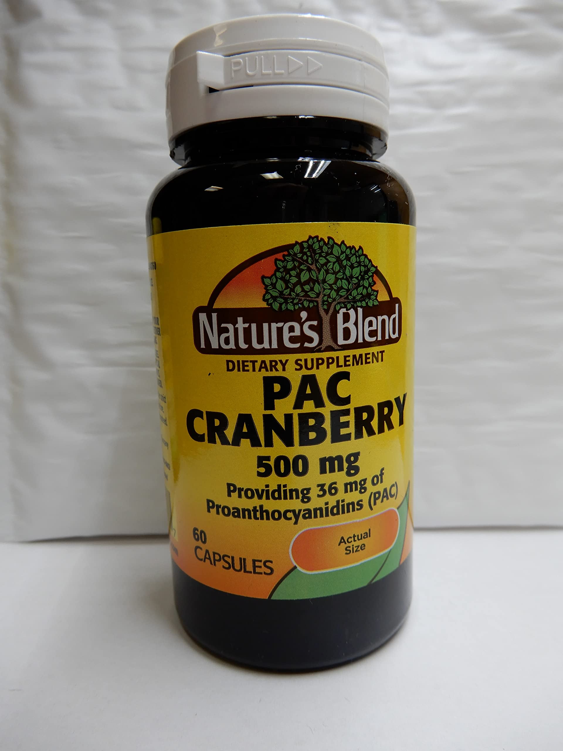 Nature's Blend PAC Cranberry 500 mg, 60 Capsules (Pack of 1)
