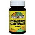 thumbnail image 1 of Nature's Blend Potassium Gluconate 500 mg 100 Tabs, 1 of 2