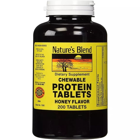 Nature's Blend Protein Tablets, 200 Count